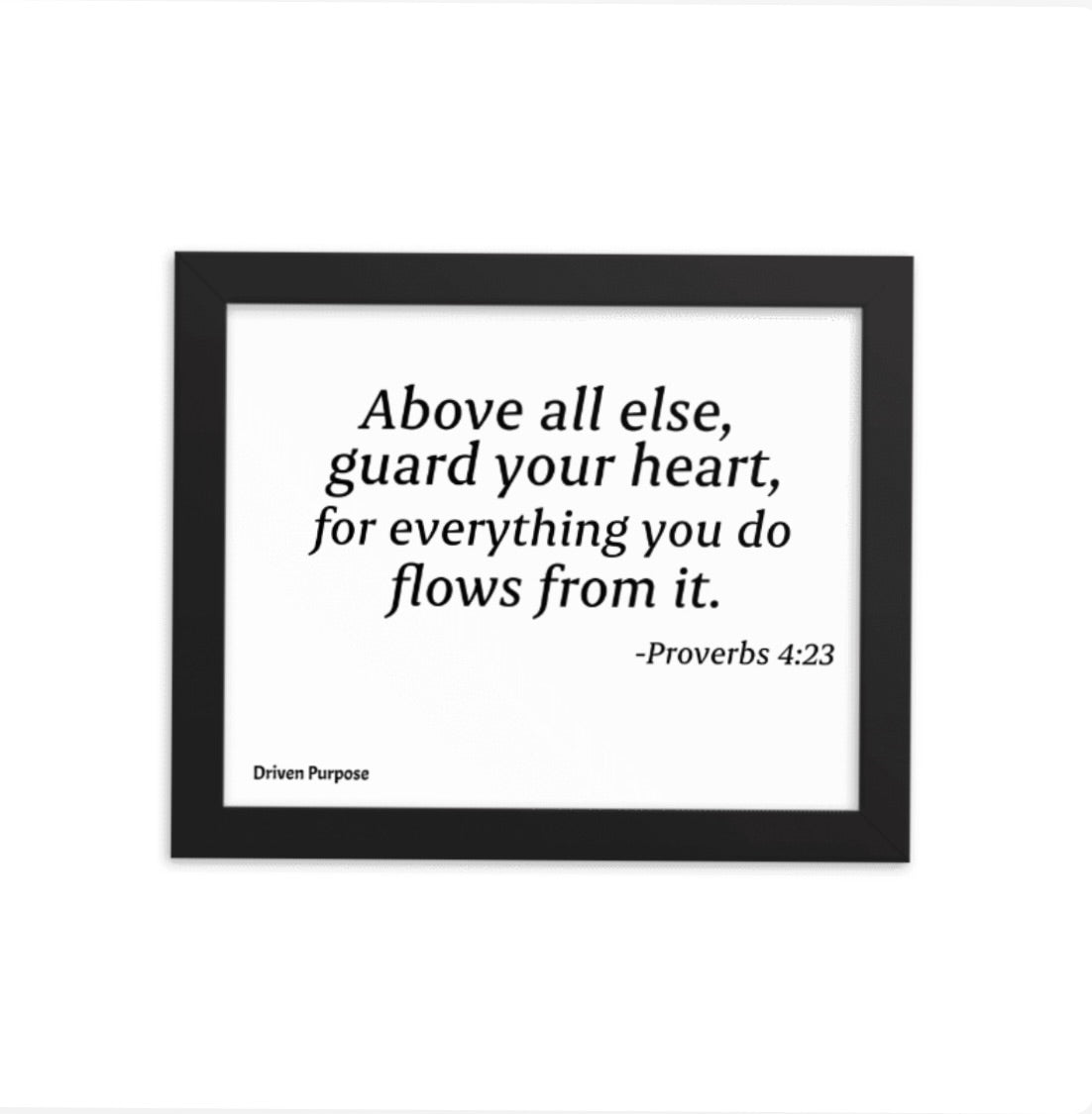 BIBLE VERSE POSTER FRAMES