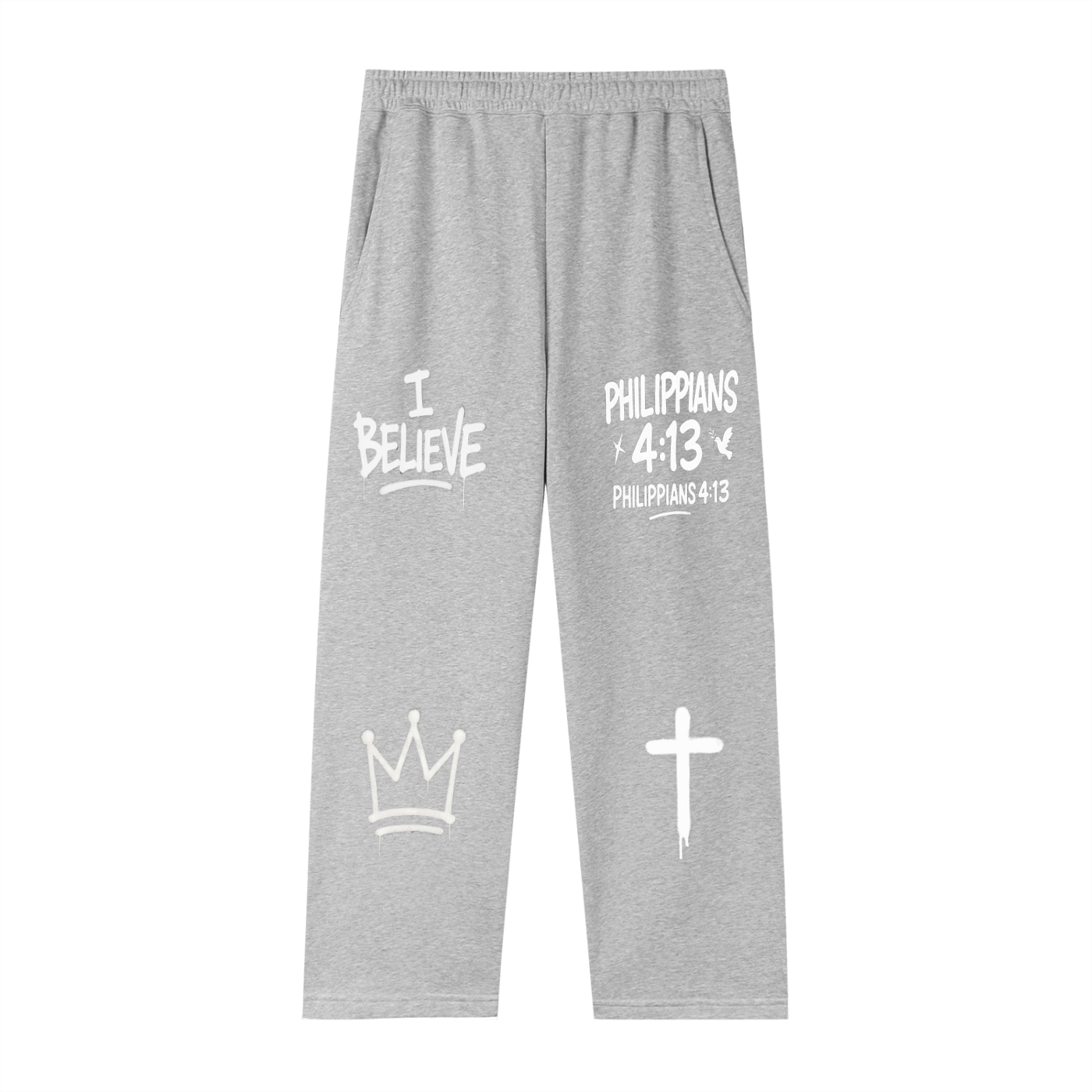 PHILIPPIANS 4:13 STRAIGHT-LEG SWEATPANTS
