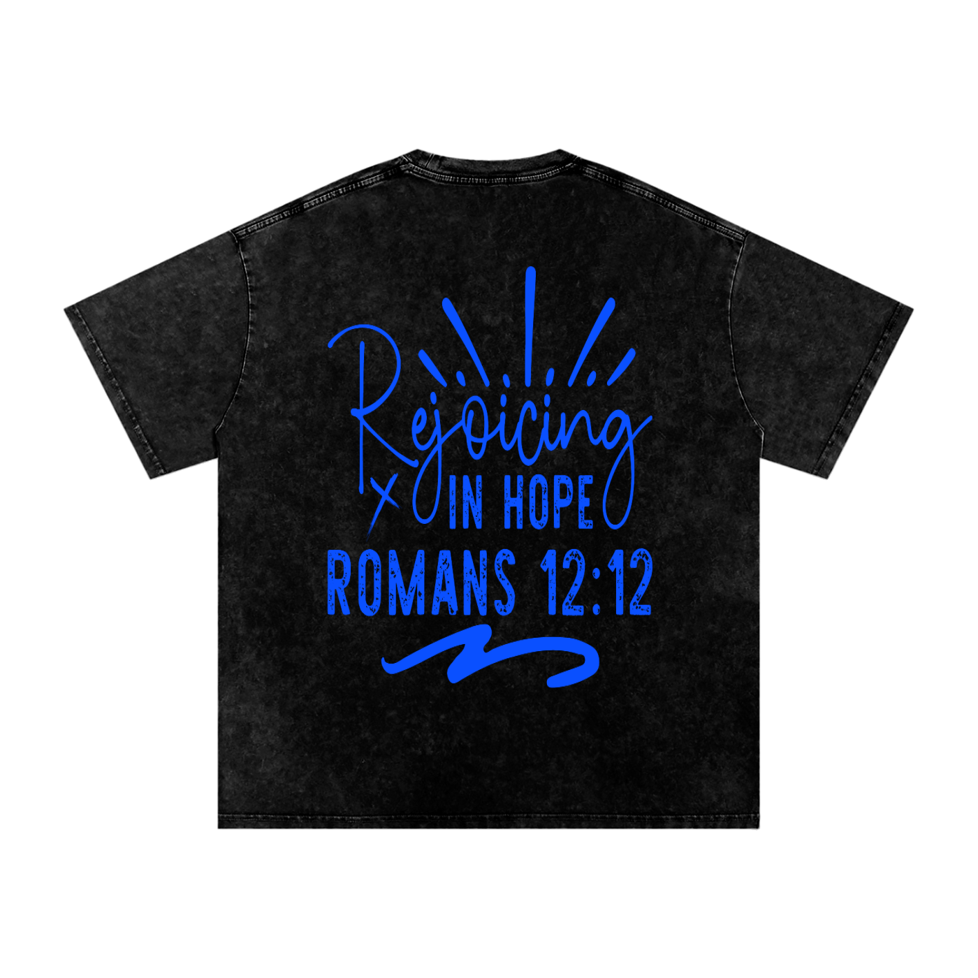 REJOICING IN HOPE OVERSIZED T-SHIRT