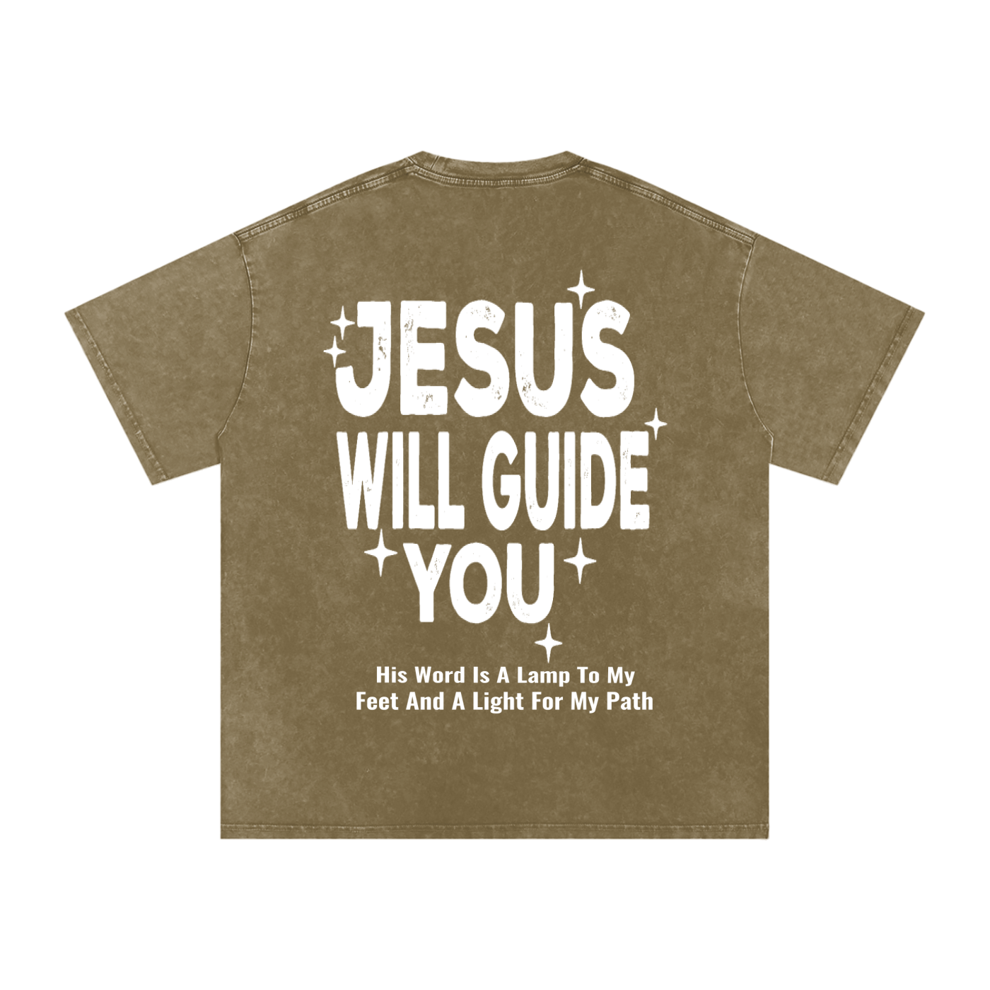 JESUS WILL GUIDE YOU OVERSIZED T-SHIRT