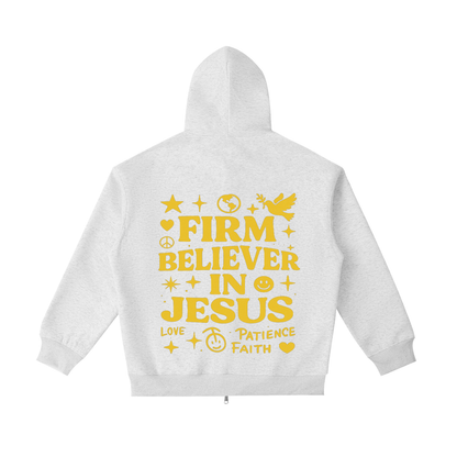 FIRM BELIEVER IN JESUS ZIP-UP JACKET