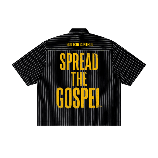 SPREAD THE GOSPEL BUTTON-UP SHIRT