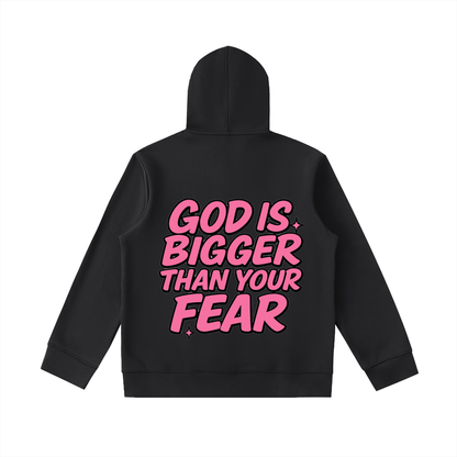 GOD IS BIGGER HEAVYWEIGHT ZIP-UP HOODIE