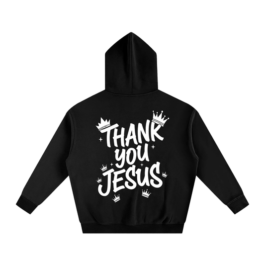 THANK YOU JESUS FLEECE HOODIE