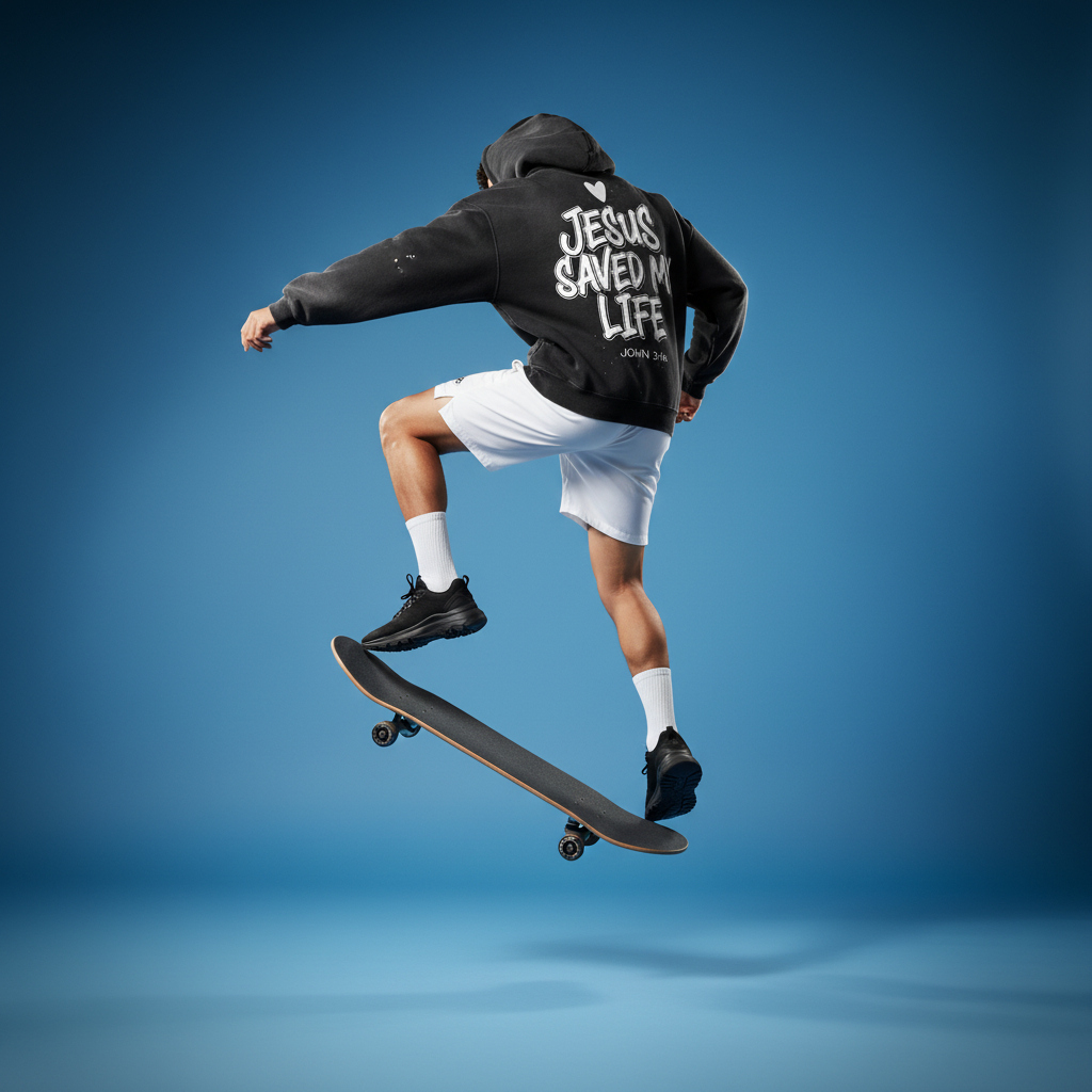 JESUS SAVED MY LIFE VINTAGE HOODIE