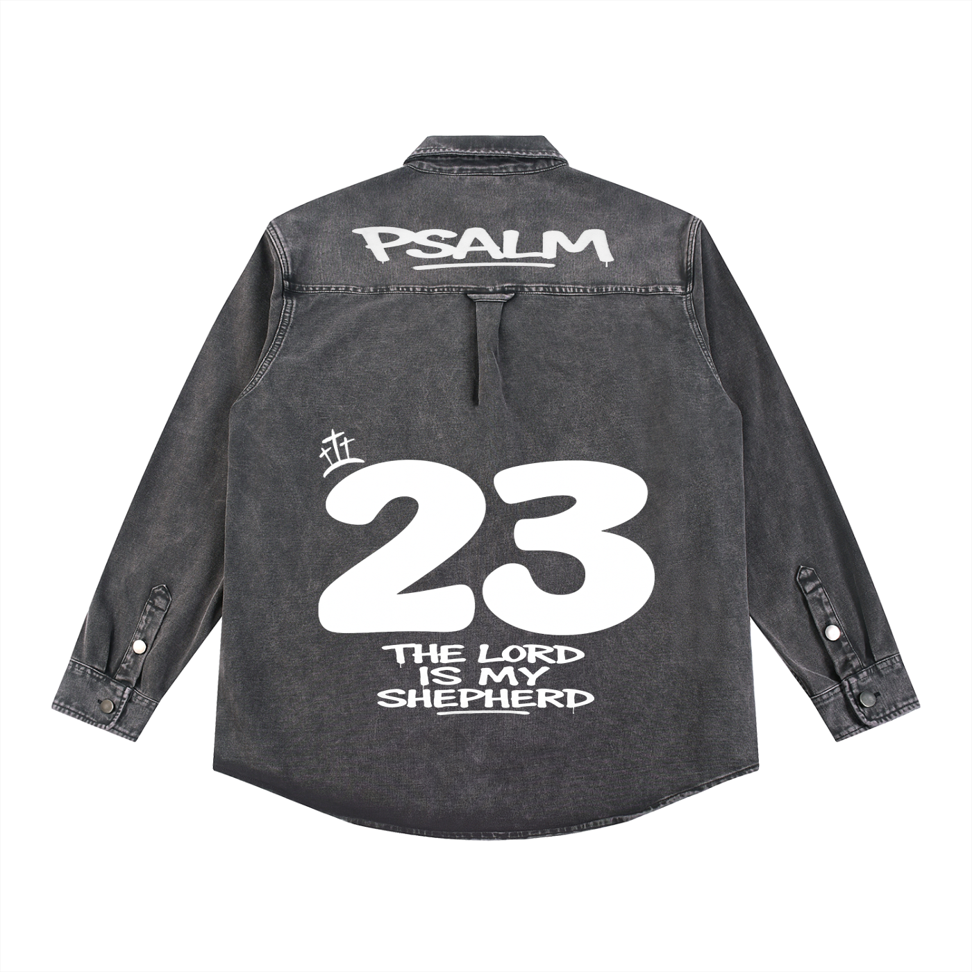 PSALM 23 DENIM VINTAGE JACKET