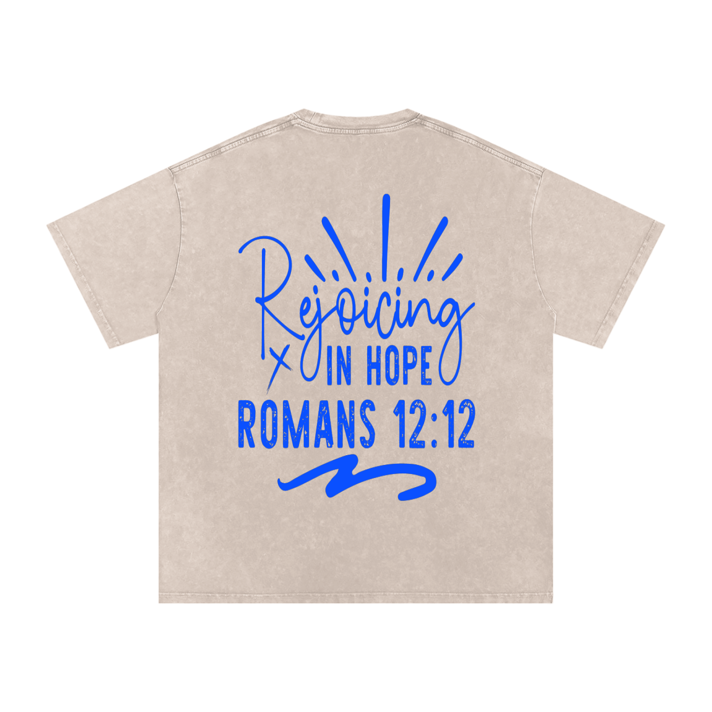 REJOICING IN HOPE OVERSIZED T-SHIRT