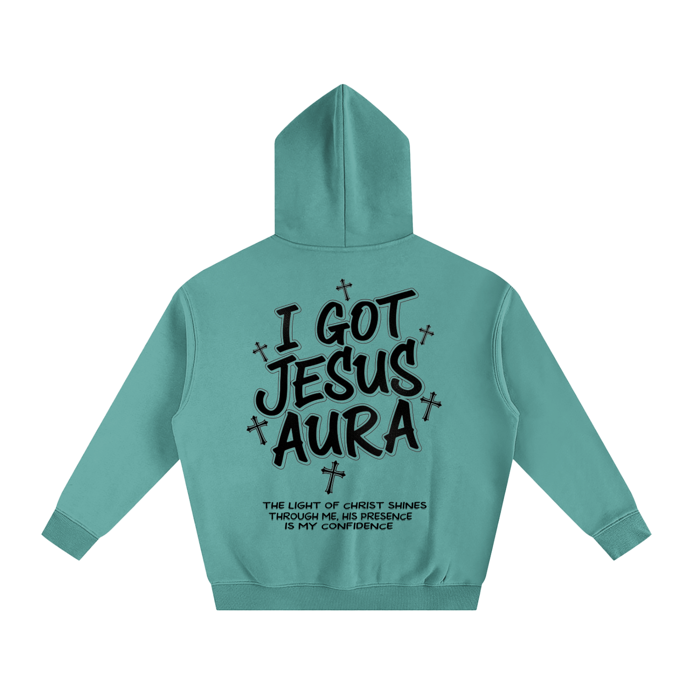 I GOT JESUS AURA FLEECE HOODIE