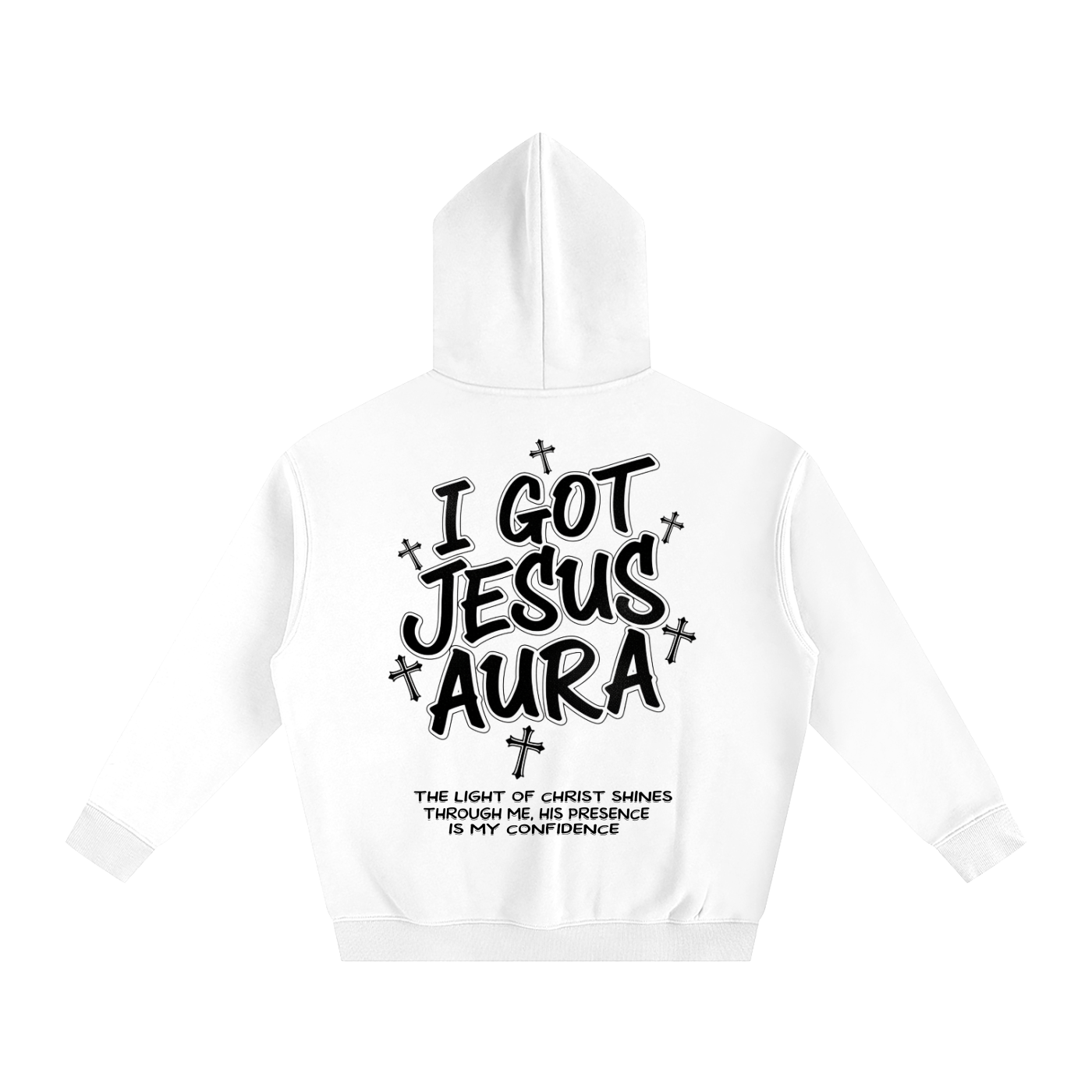 I GOT JESUS AURA FLEECE HOODIE