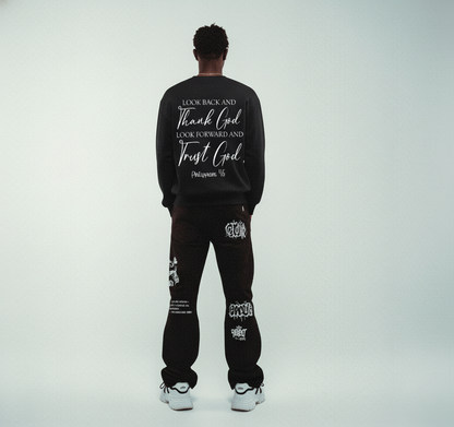 THANK GOD TRUST GOD SWEATER