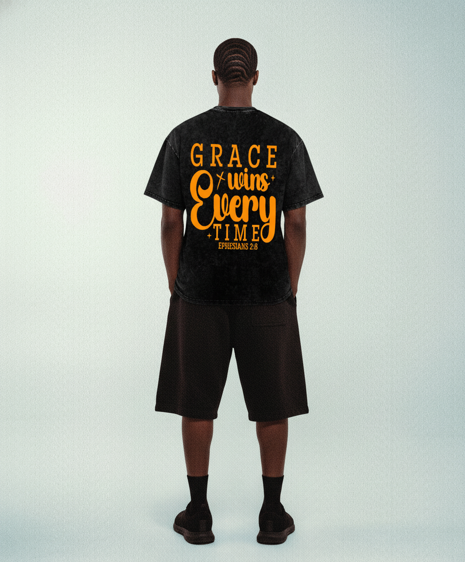 GRACE WINS EVERYTIME OVERSIZED T-SHIRT