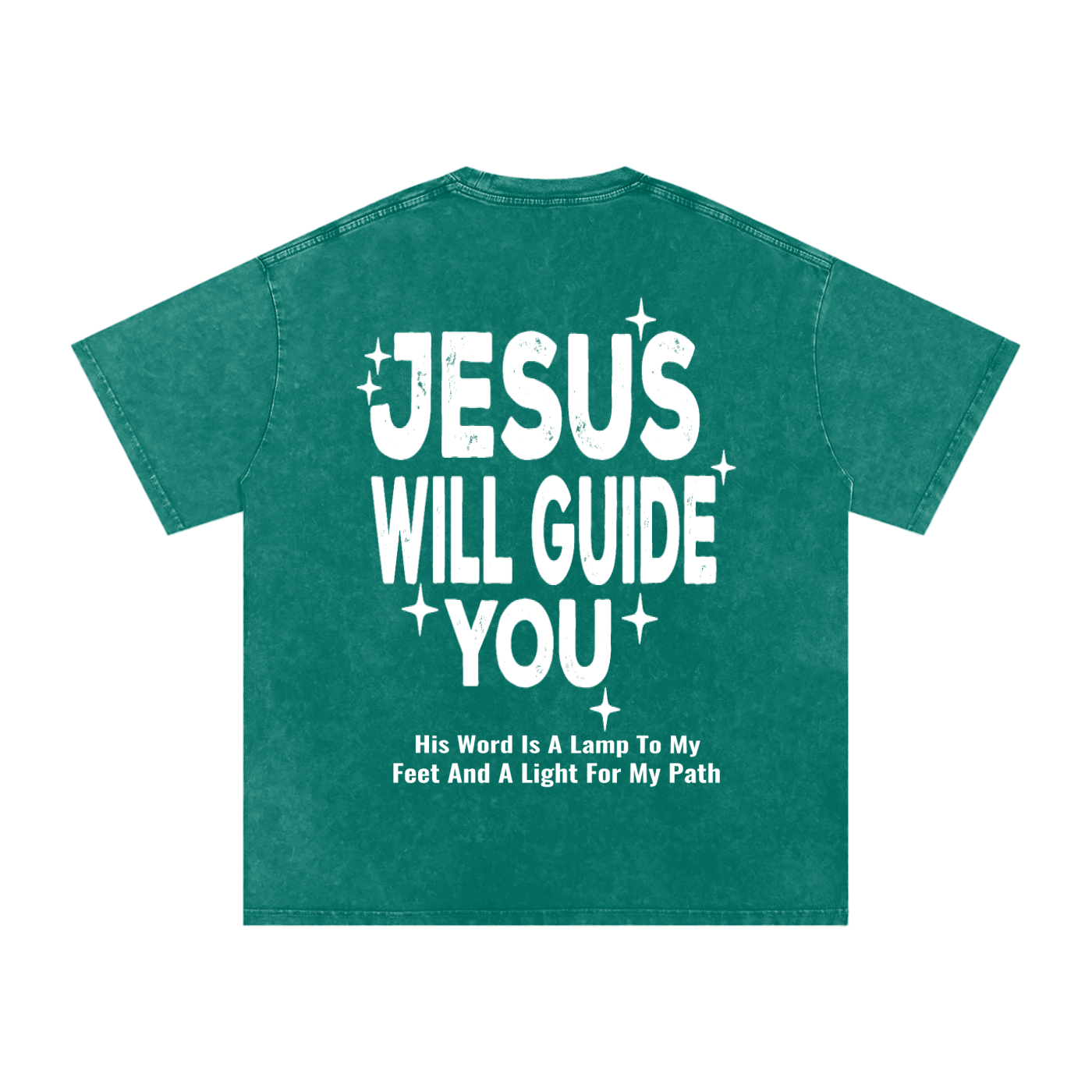 JESUS WILL GUIDE YOU OVERSIZED T-SHIRT