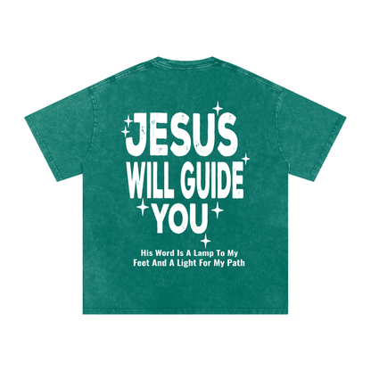 JESUS WILL GUIDE YOU OVERSIZED T-SHIRT