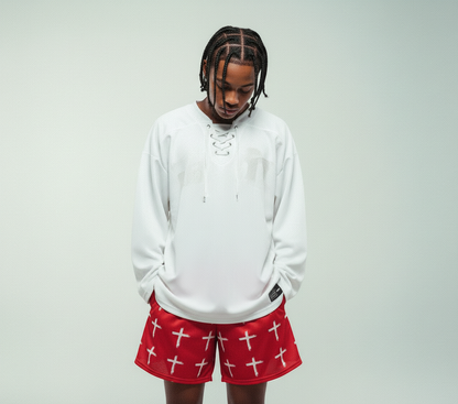 CROSS DP SHORTS (RED)