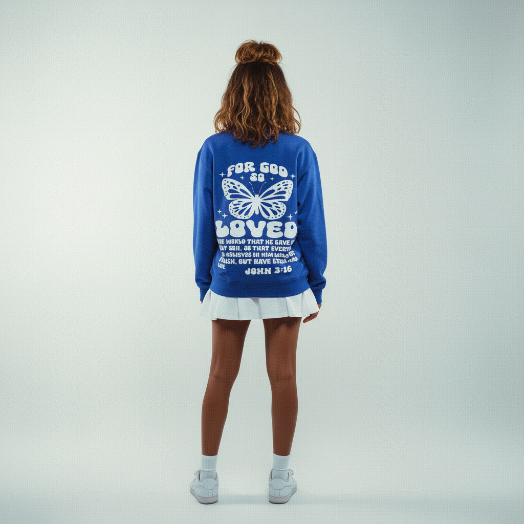 FOR GOD SO LOVED THE WORLD SWEATER