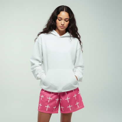 CROSS DP SHORTS (PINK)