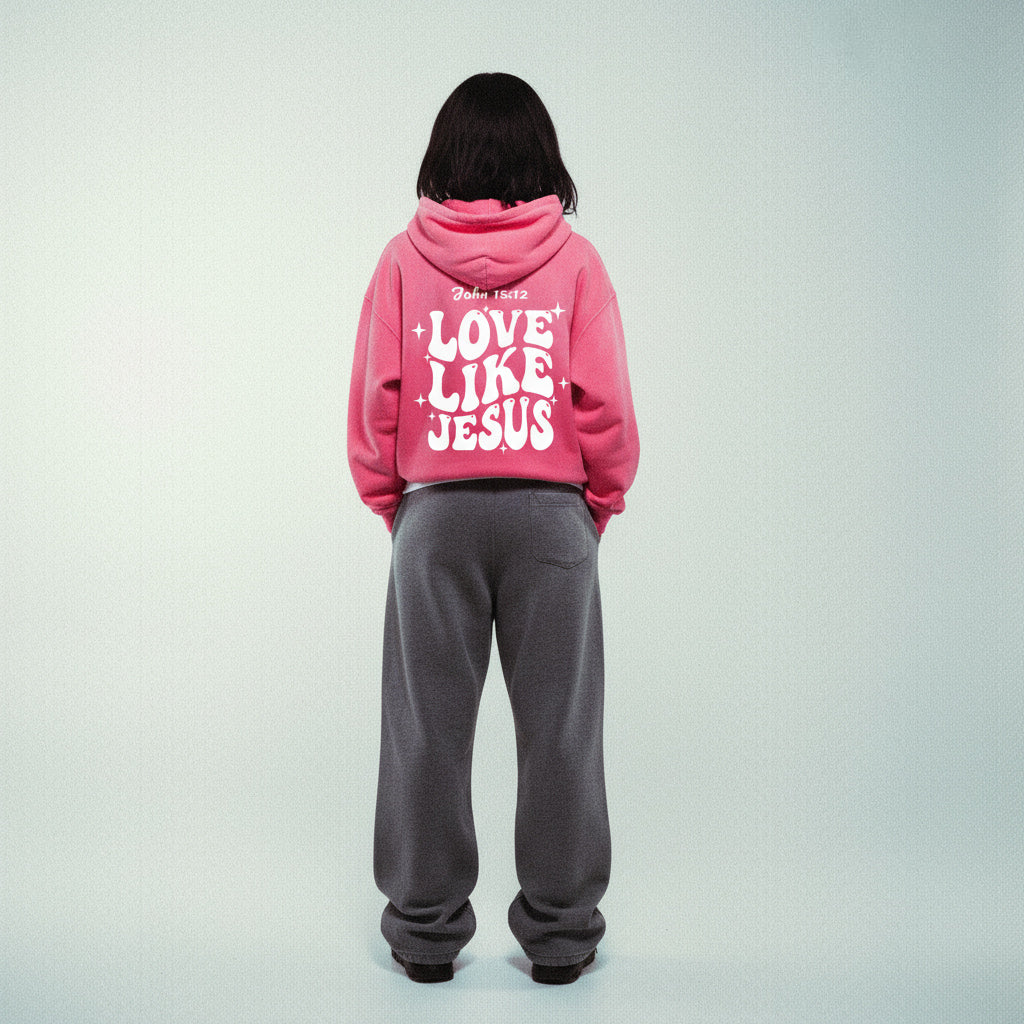 LOVE LIKE JESUS SUNFADE HOODIE