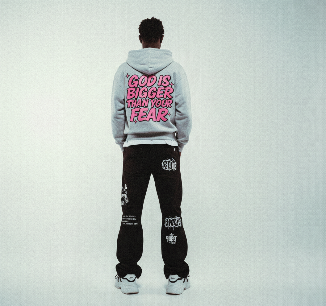 GOD IS BIGGER HEAVYWEIGHT ZIP-UP HOODIE