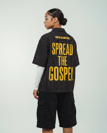 SPREAD THE GOSPEL BUTTON-UP SHIRT