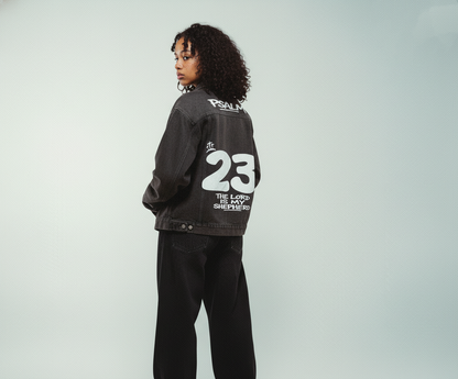 PSALM 23 DENIM VINTAGE JACKET