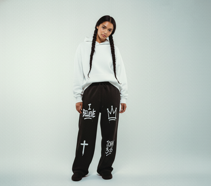 I BELIEVE JOHN 3:16 VINTAGE SWEATPANTS