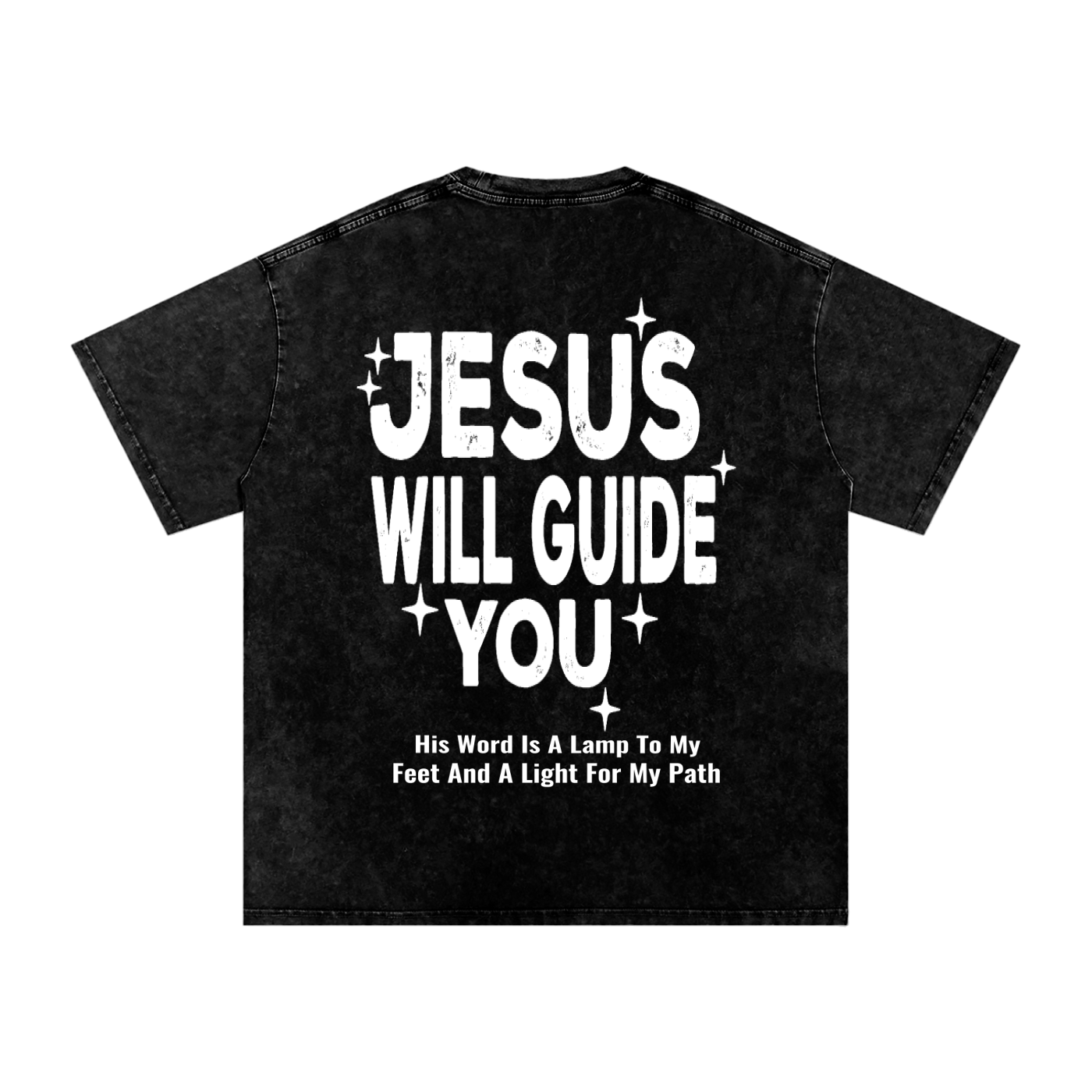JESUS WILL GUIDE YOU OVERSIZED T-SHIRT