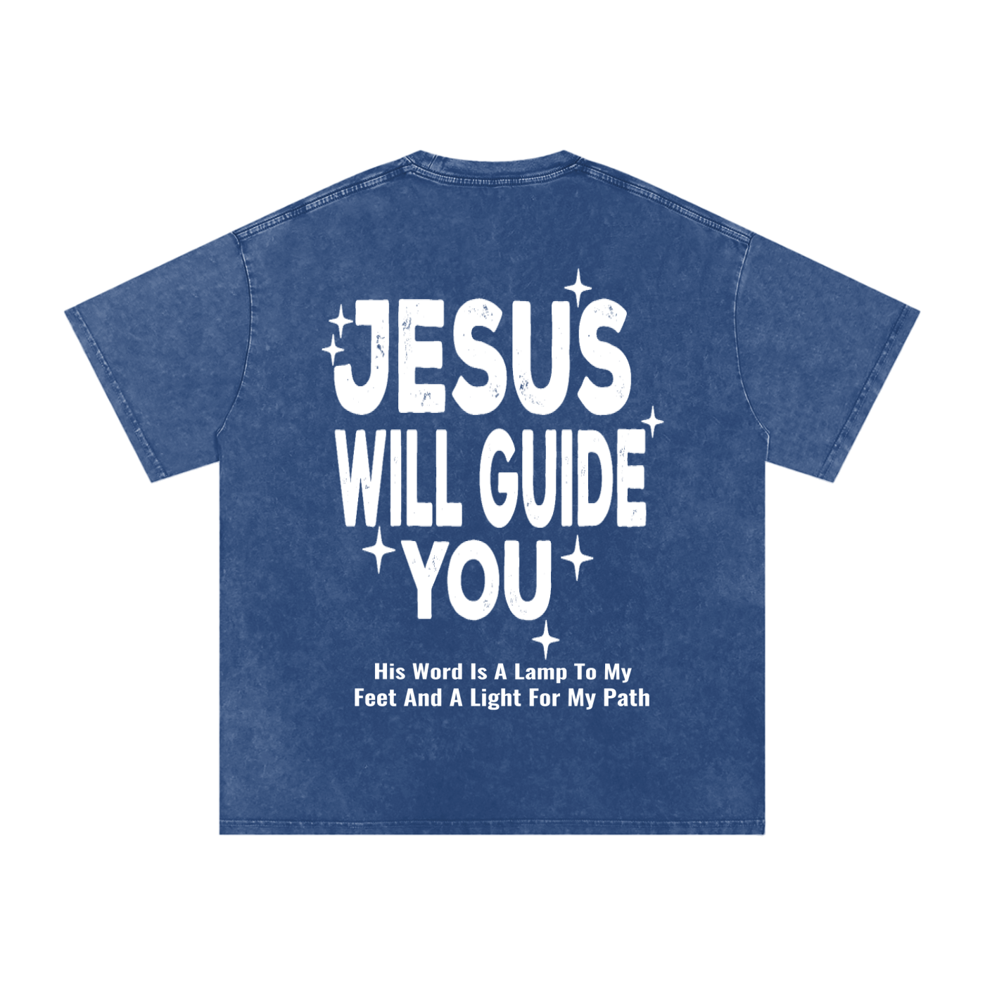 JESUS WILL GUIDE YOU OVERSIZED T-SHIRT