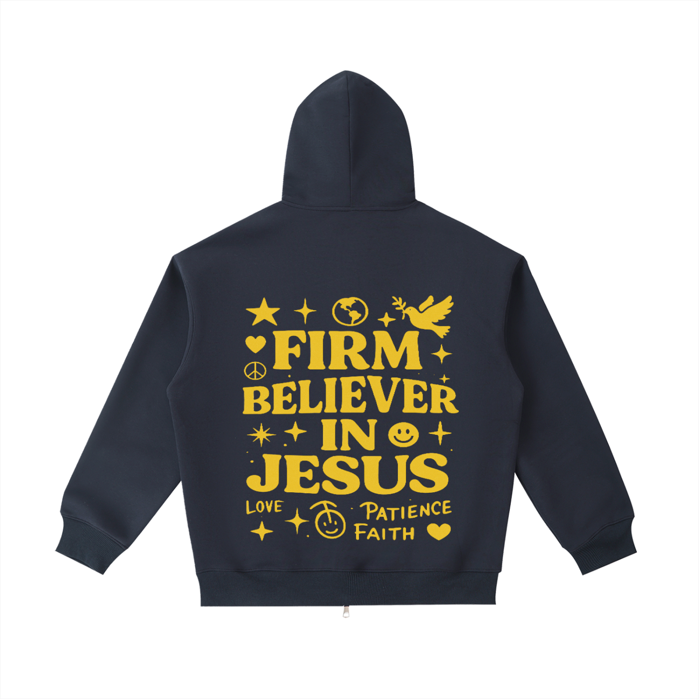 FIRM BELIEVER IN JESUS ZIP-UP JACKET
