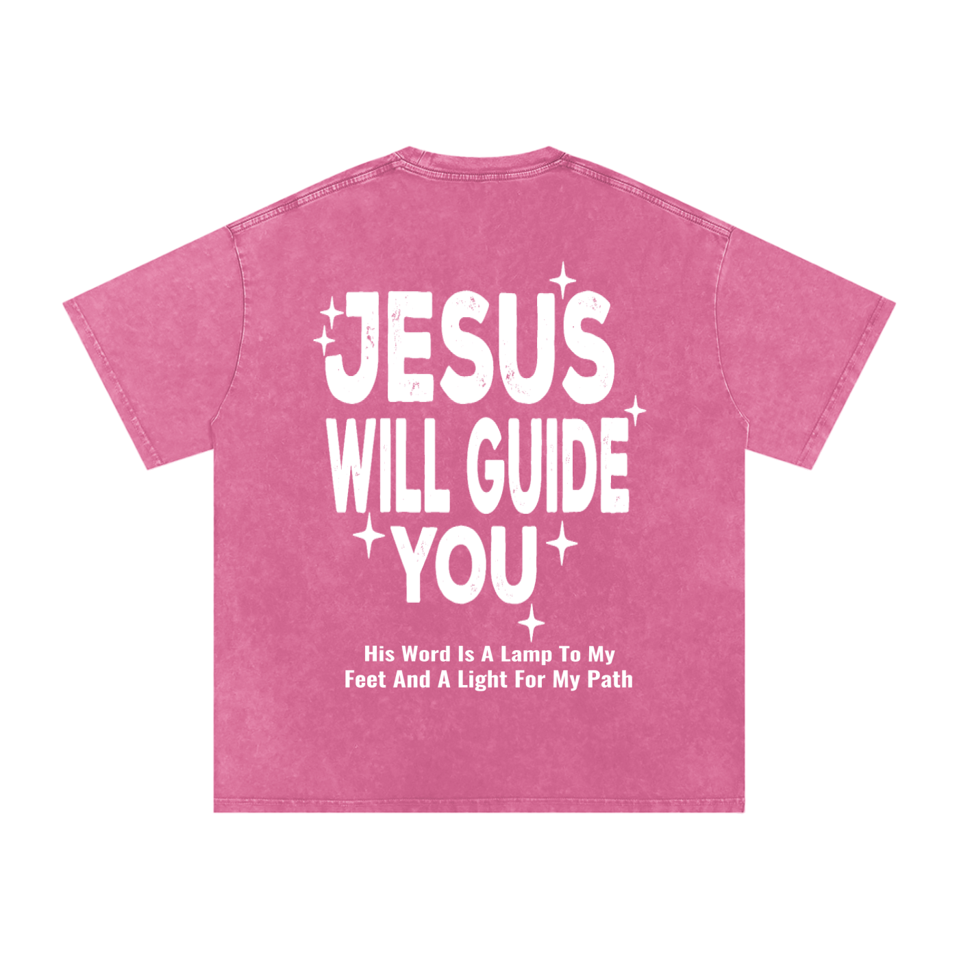 JESUS WILL GUIDE YOU OVERSIZED T-SHIRT