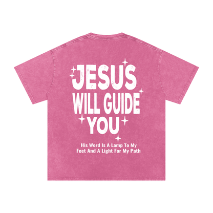 JESUS WILL GUIDE YOU OVERSIZED T-SHIRT