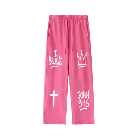 Sweatpants ,Bottoms ,Pants,Christian