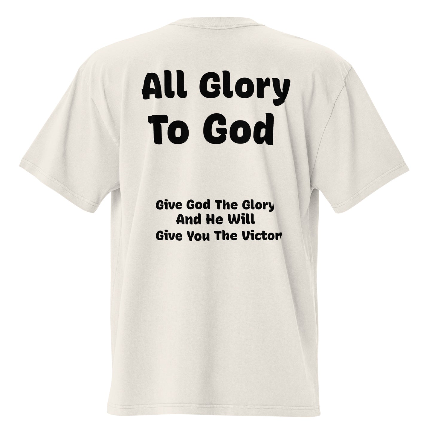 ALL GLORY TO GOD OVERSIZE T-SHIRT