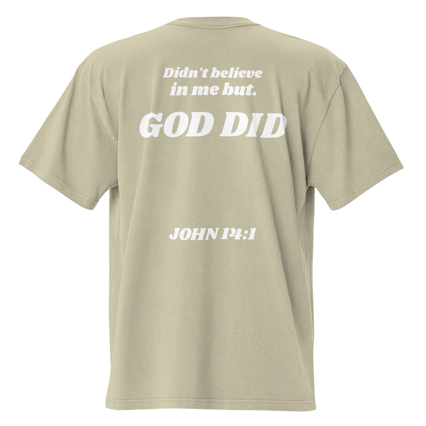 GOD DID OVERSIZE T-SHIRT