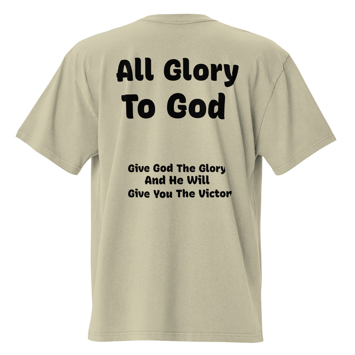 ALL GLORY TO GOD OVERSIZE T-SHIRT